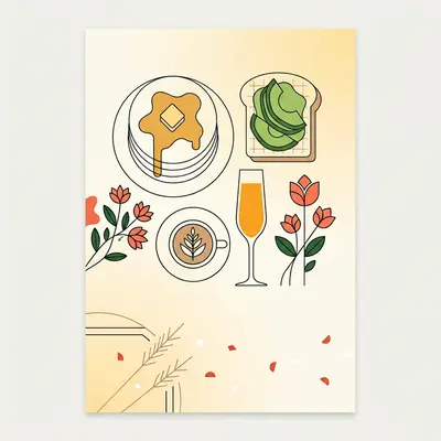 Brunch Gathering Clean Lines preview