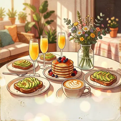 Brunch Gathering Polaroid preview