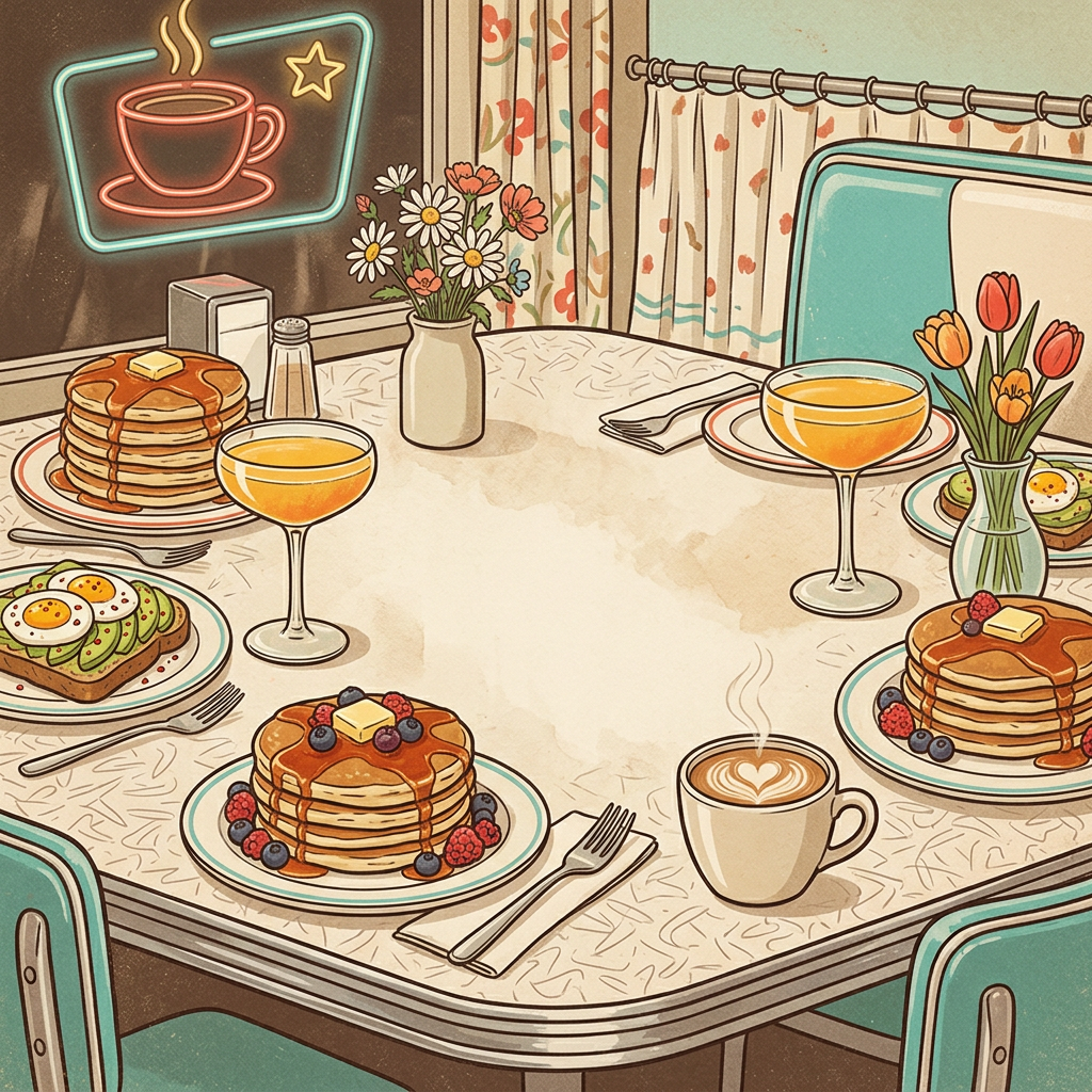 Brunch Gathering Retro Diner preview