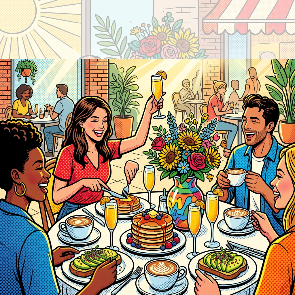 Brunch Gathering Pop Art preview