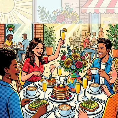 Brunch Gathering Pop Art preview