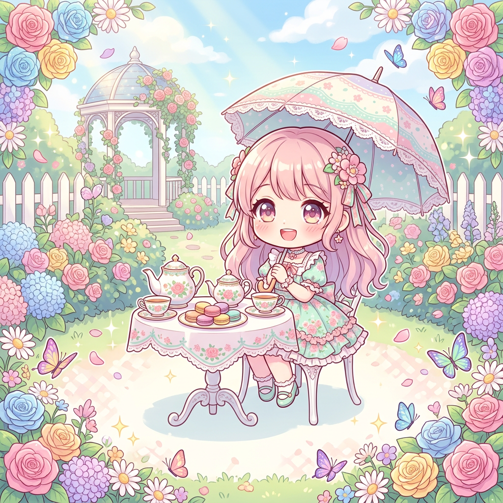 Garden Party Chibi preview