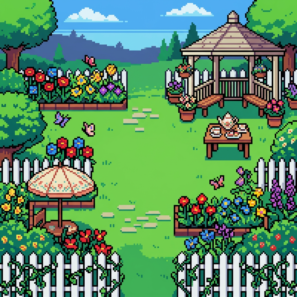 Garden Party 8-Bit Classic preview