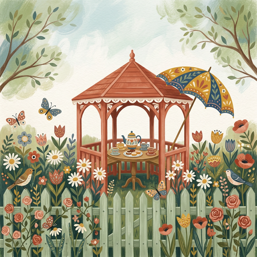 Garden Party Folk Art preview