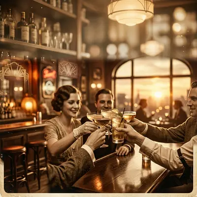 Happy Hour Sepia Nostalgia preview