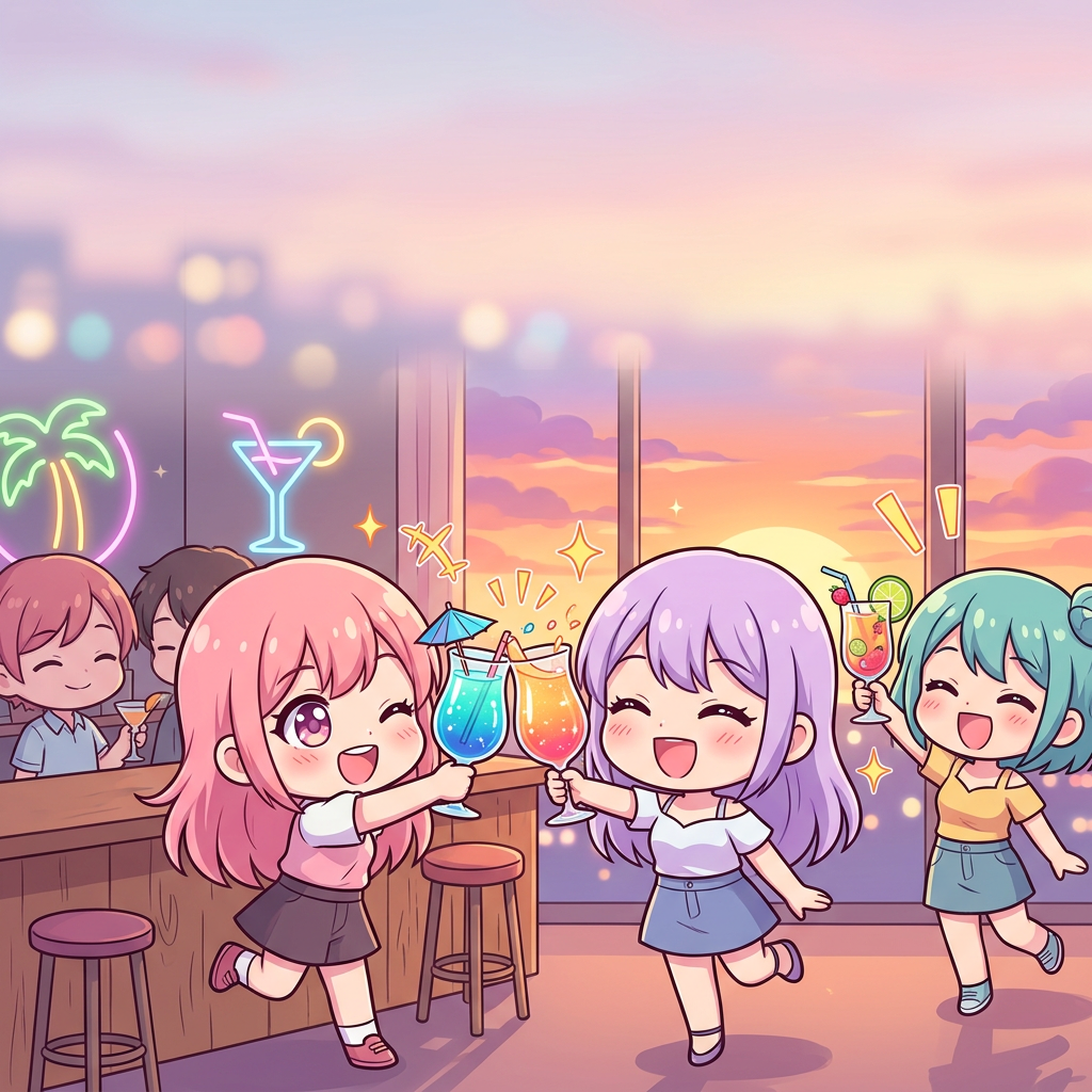 Happy Hour Chibi preview