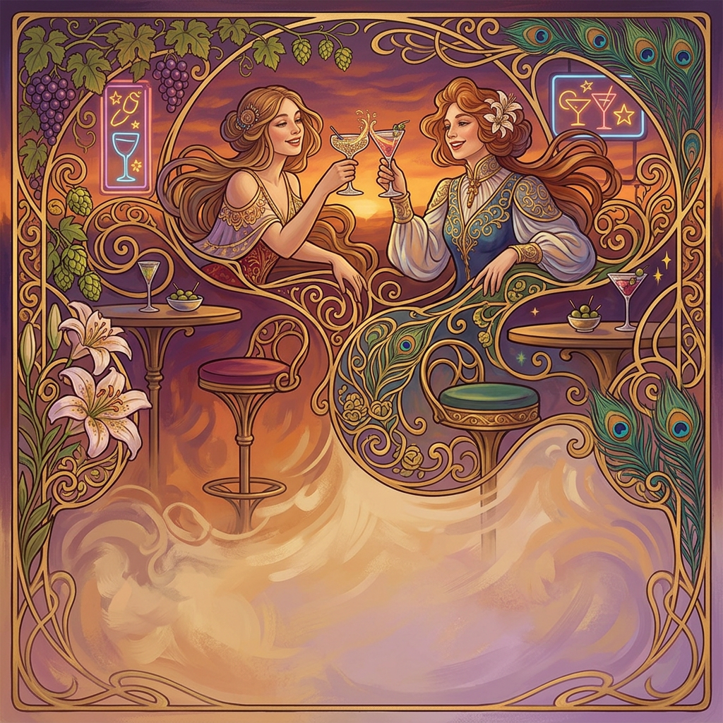 Happy Hour Art Nouveau preview
