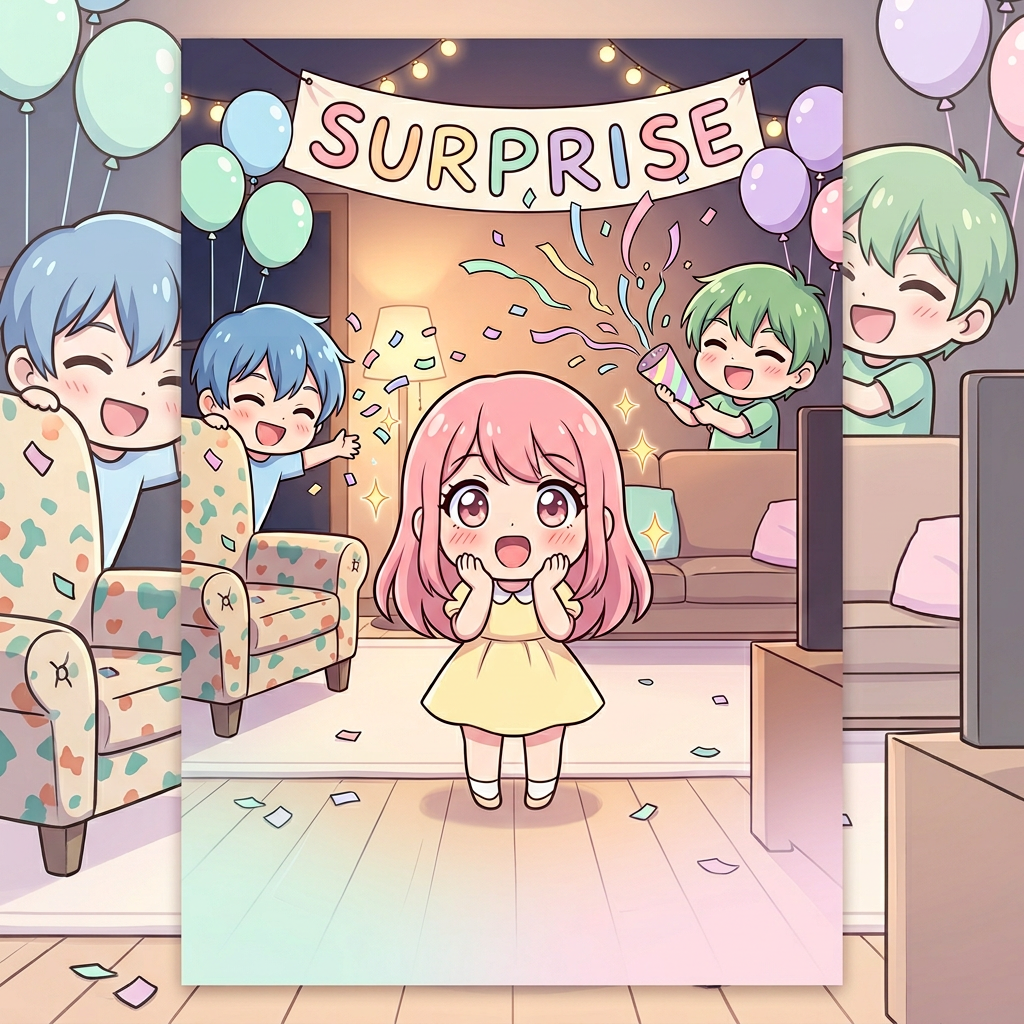 Surprise Party Chibi preview