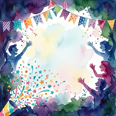 Surprise Party Watercolor Whimsy preview