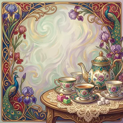 Tea Party Art Nouveau preview