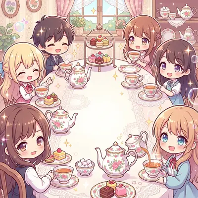 Tea Party Chibi preview
