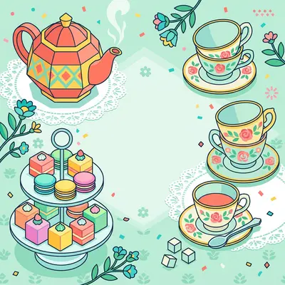 Tea Party Isometric preview