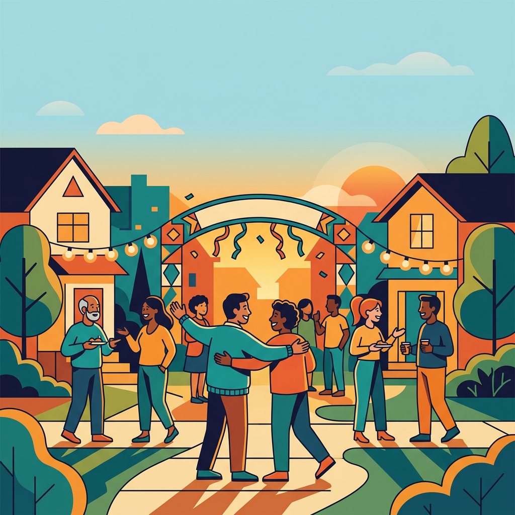 Welcome Party Flat Design preview