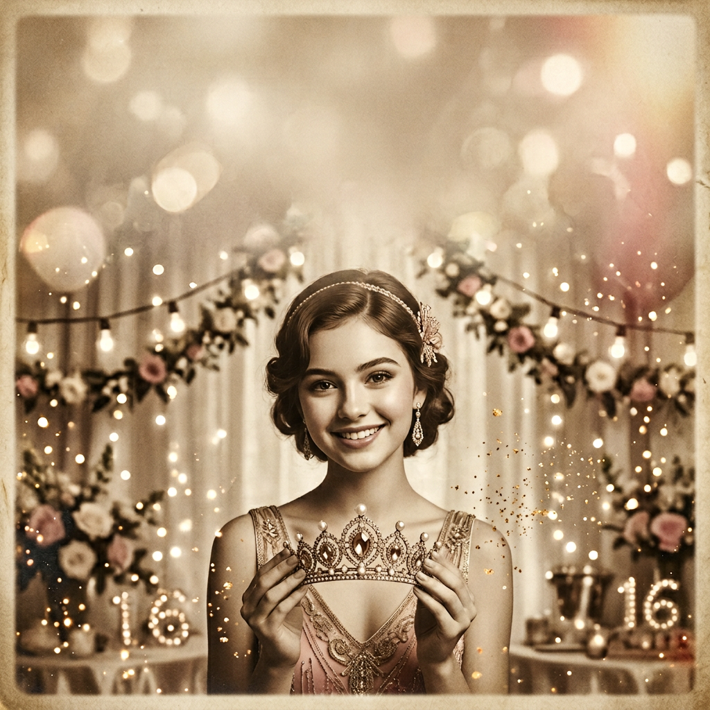 Sweet Sixteen Sepia Nostalgia preview