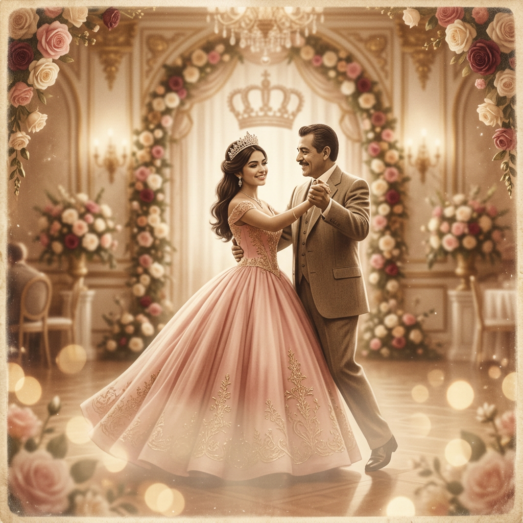 Quinceañera Sepia Nostalgia preview