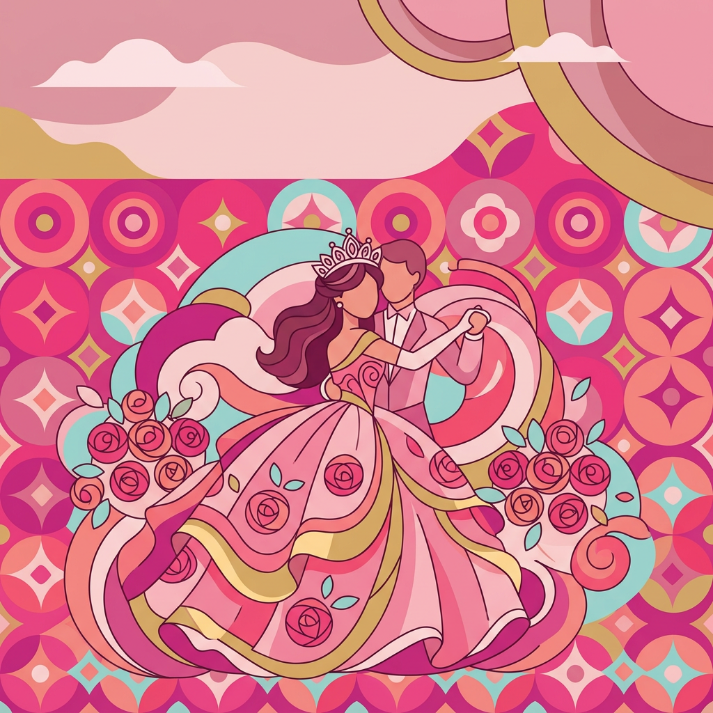 Quinceañera Flat Design preview