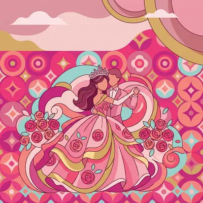 Quinceañera Flat Design preview