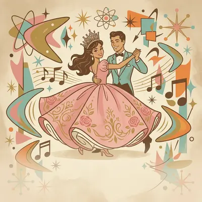 Quinceañera Mid-Century preview