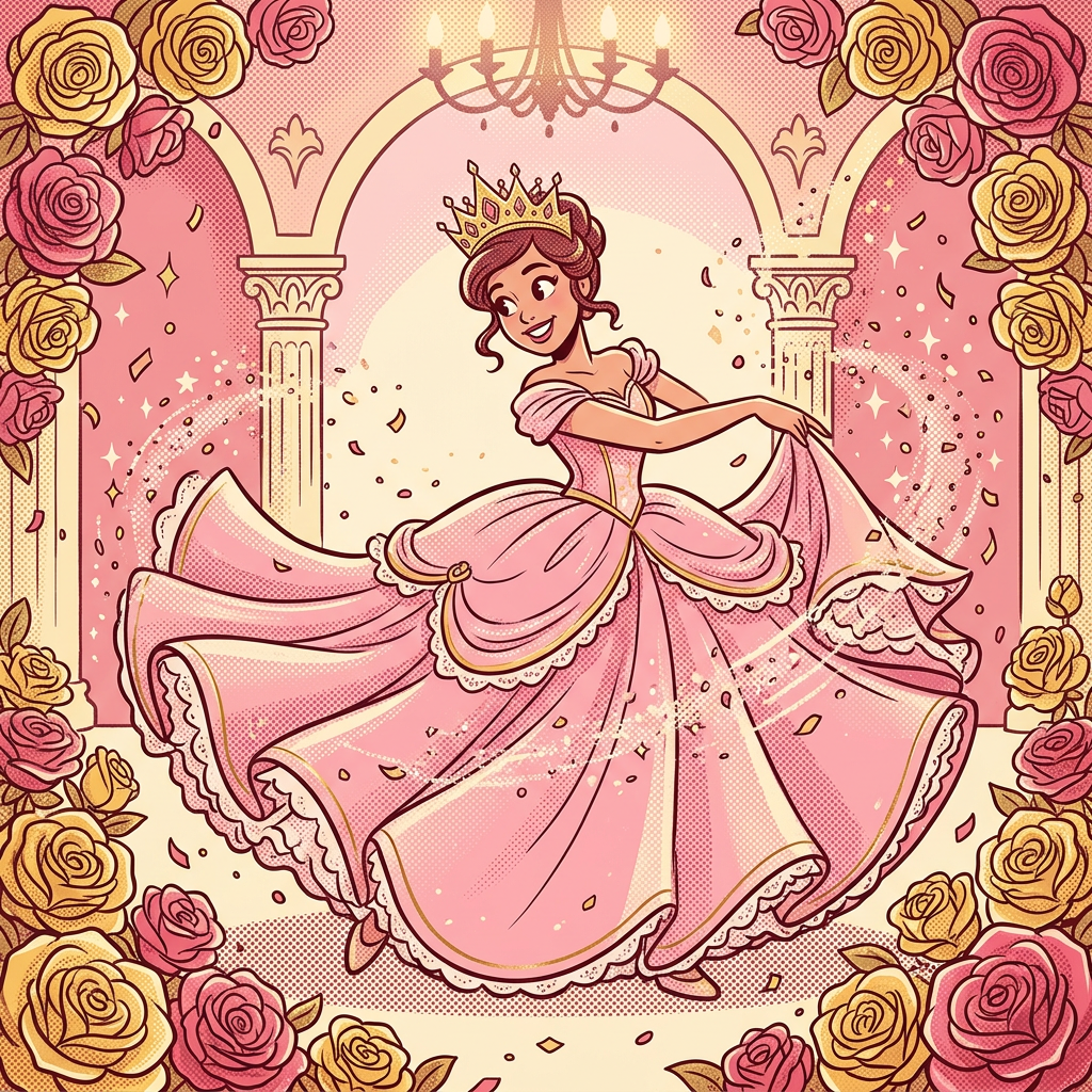 Quinceañera Retro Cartoon preview
