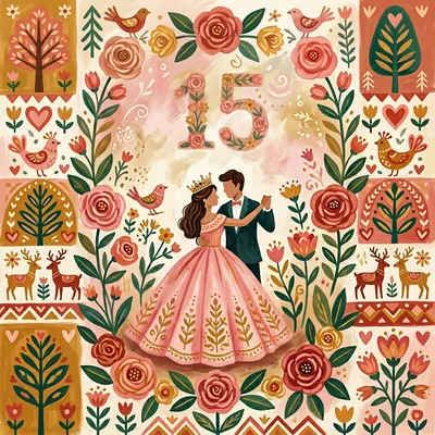Quinceañera Folk Art preview