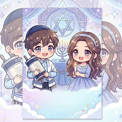 Bar/bat Mitzvah Chibi preview