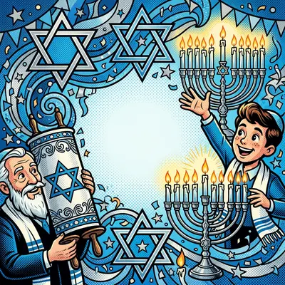 Bar/bat Mitzvah Retro Cartoon preview