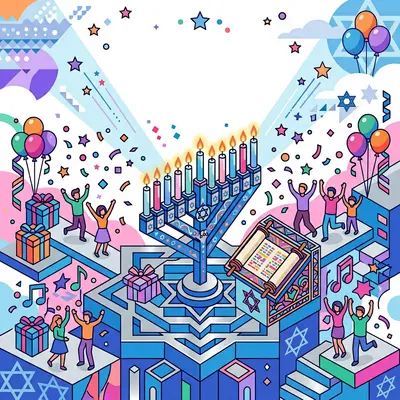Bar/bat Mitzvah Isometric preview
