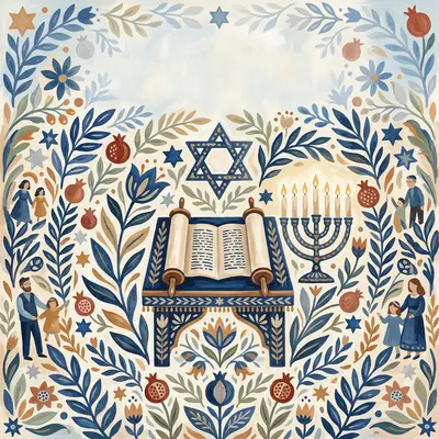 Bar/bat Mitzvah Folk Art preview