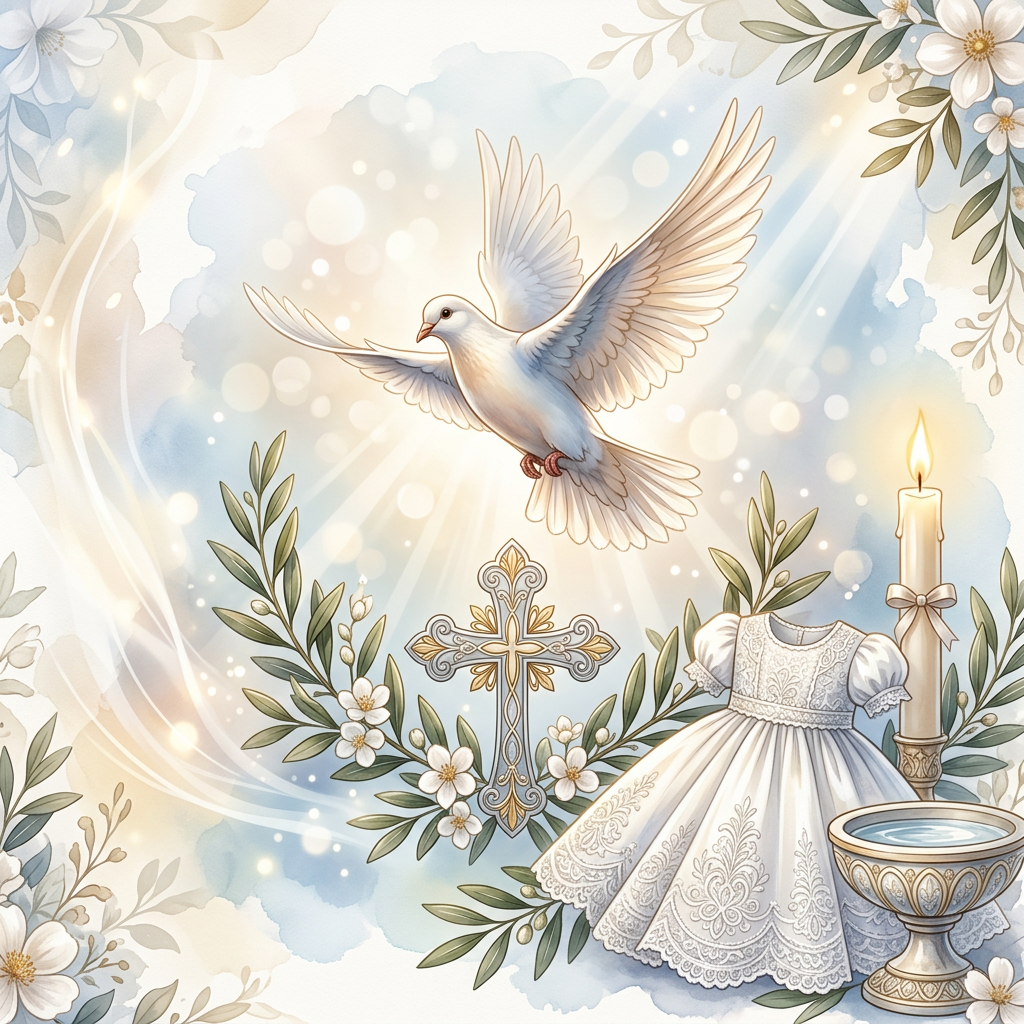 Baptism Christening Studio Shot preview