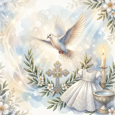 Baptism Christening Studio Shot preview