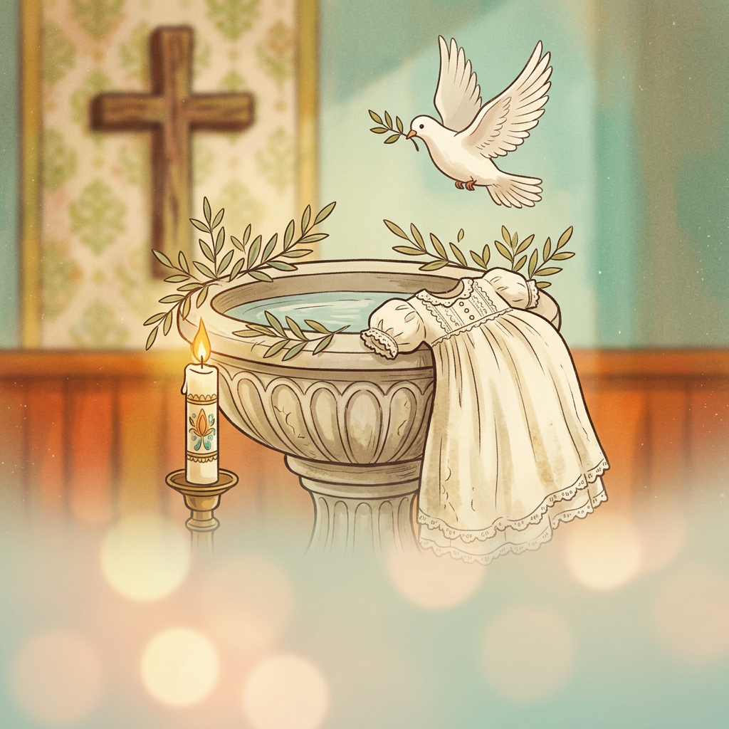 Baptism Christening Polaroid preview