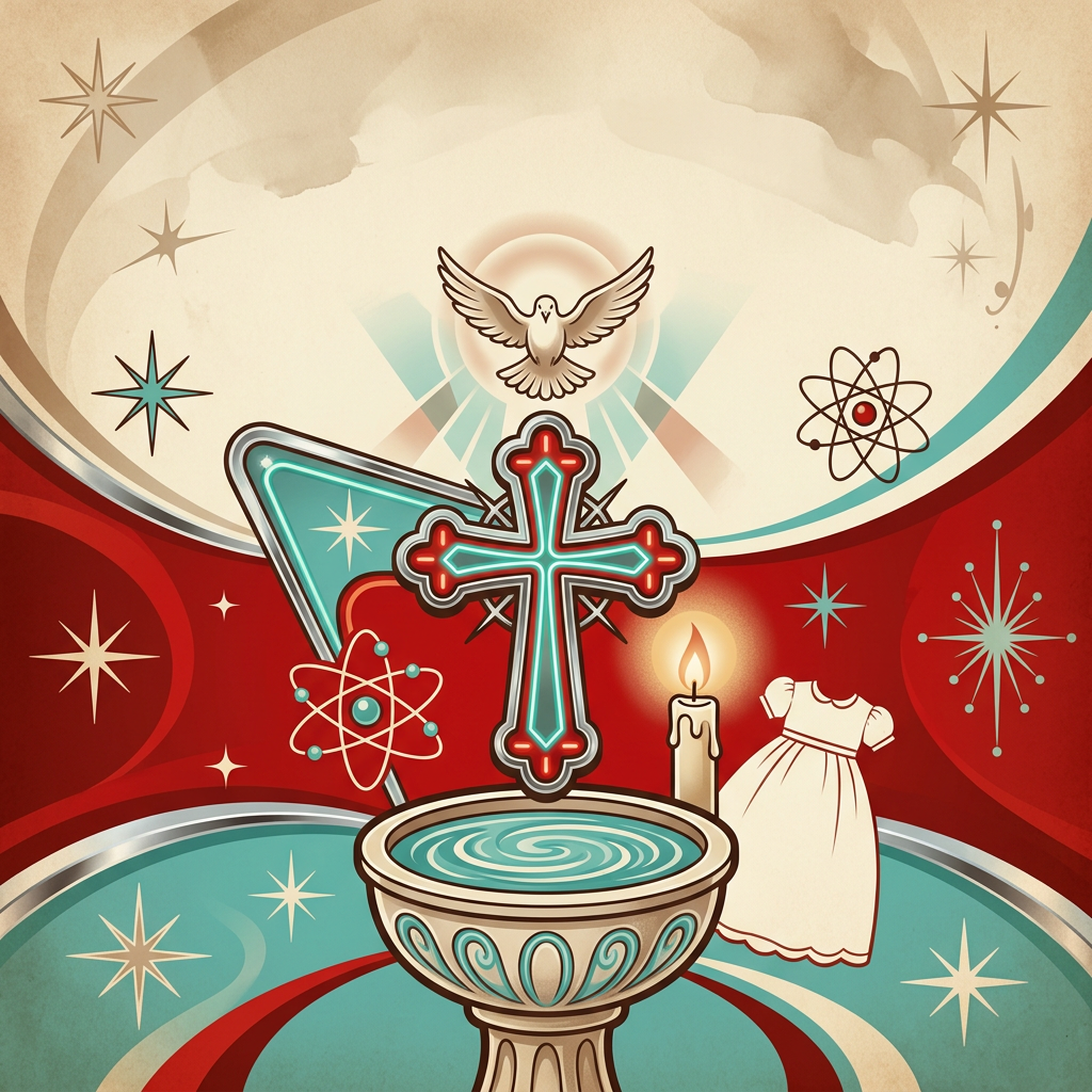 Baptism Christening Retro Diner preview