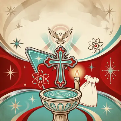 Baptism Christening Retro Diner preview