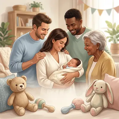 Baby Naming Ceremony Studio Shot preview