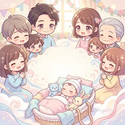 Baby Naming Ceremony Chibi preview