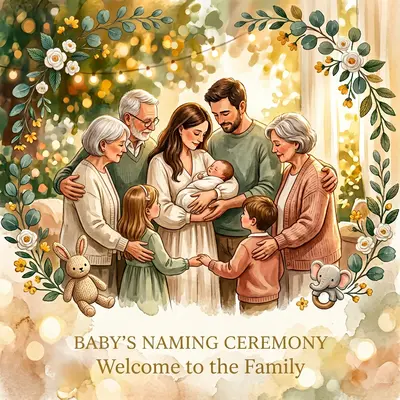 Baby Naming Ceremony Natural Light preview