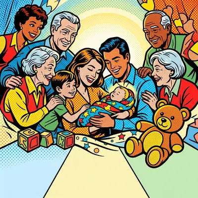 Baby Naming Ceremony Pop Art preview