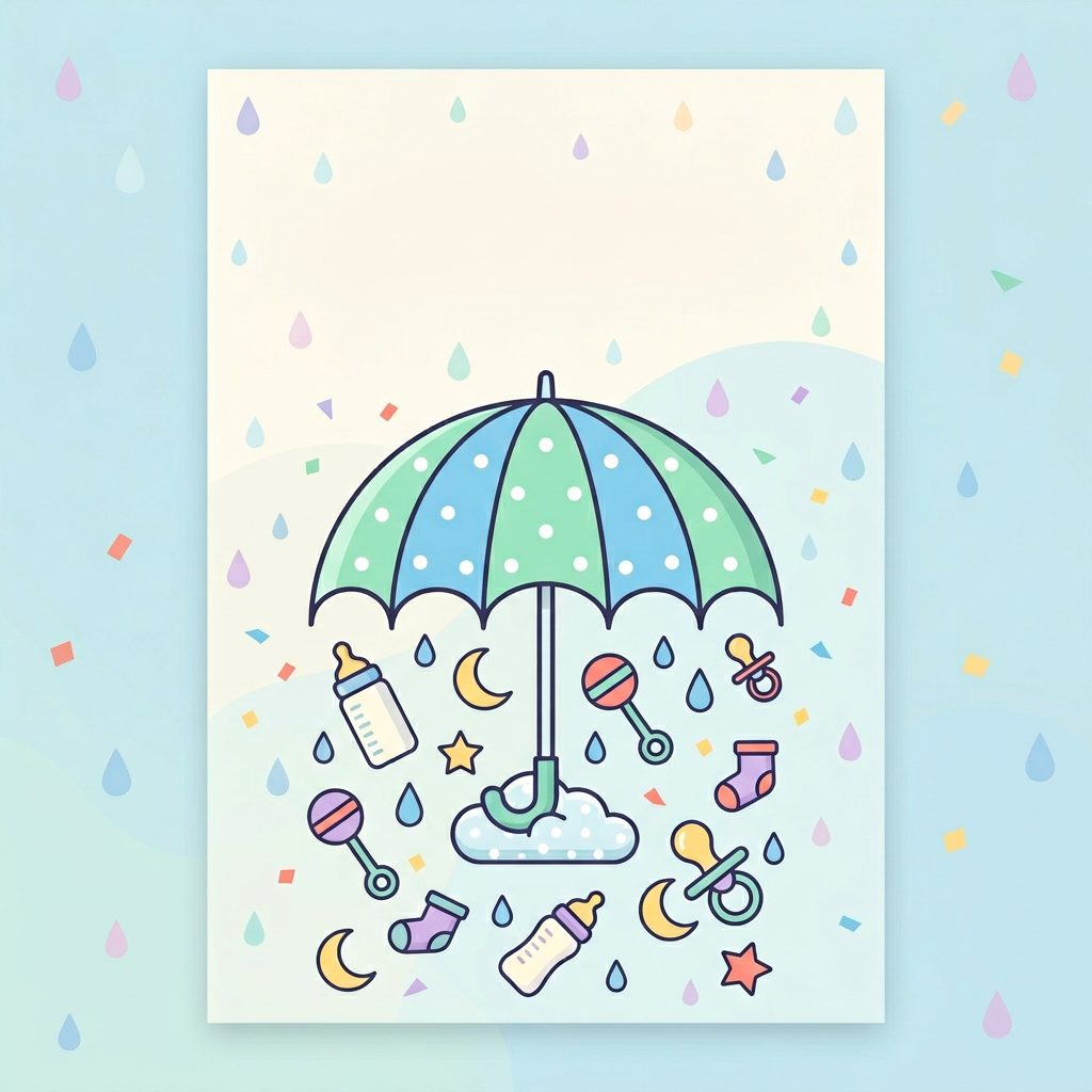 Baby Sprinkle Flat Design preview