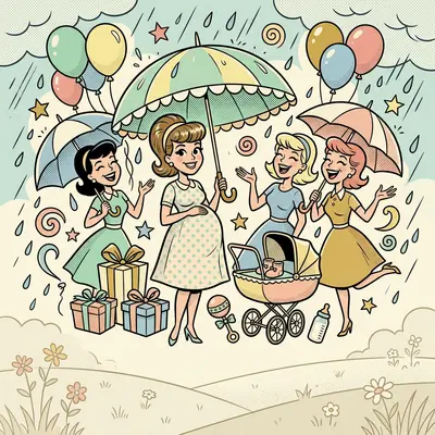 Baby Sprinkle Retro Cartoon preview