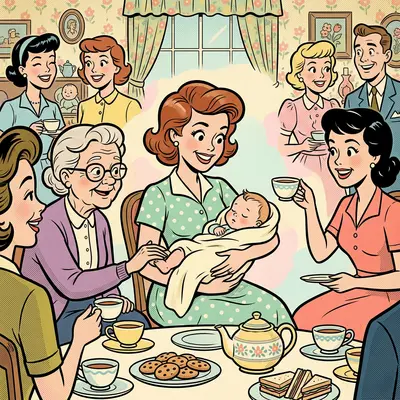 Sip And See Retro Cartoon preview