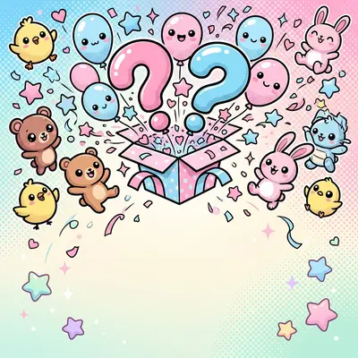 Gender Reveal Party Kawaii preview