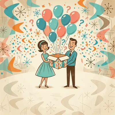 Gender Reveal Party Mid-Century preview