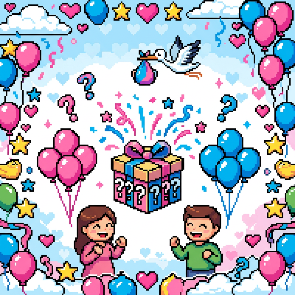 Gender Reveal Party 8-Bit Classic preview