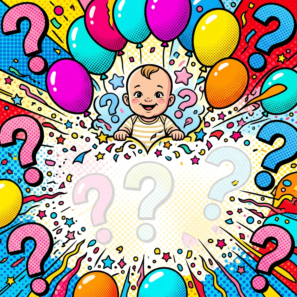 Gender Reveal Party Pop Art preview