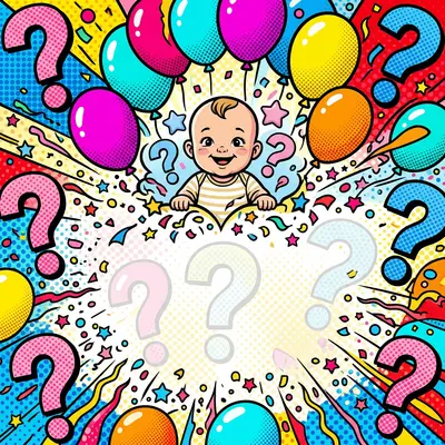 Gender Reveal Party Pop Art preview