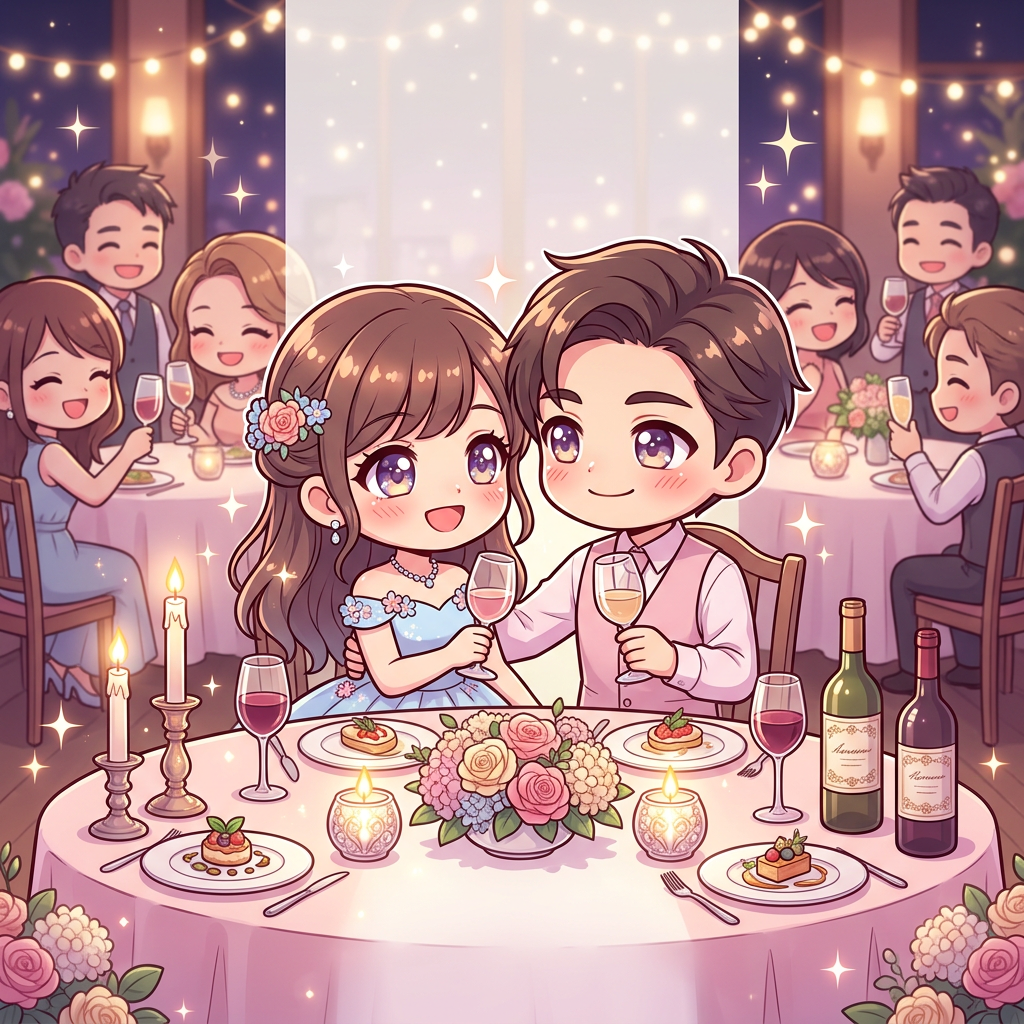 Rehearsal Dinner Chibi preview