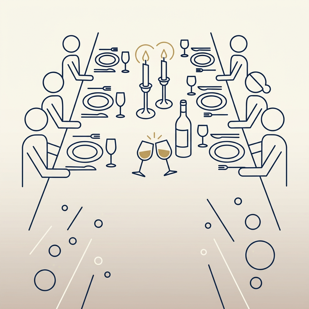 Rehearsal Dinner Clean Lines preview