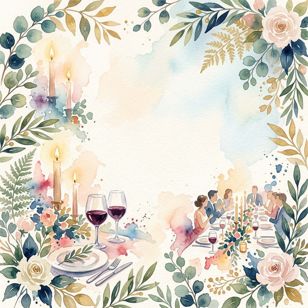 Rehearsal Dinner Watercolor Garden preview