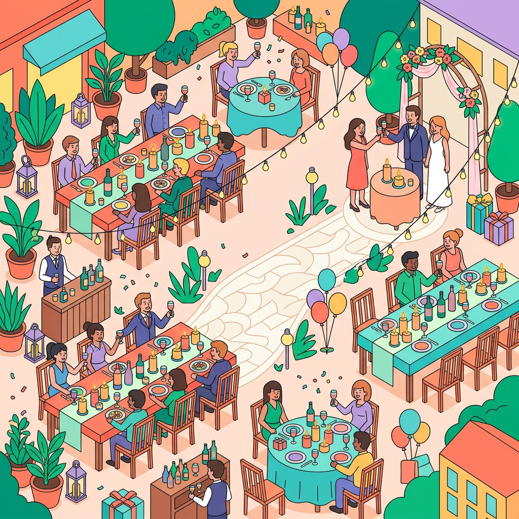 Rehearsal Dinner Isometric preview