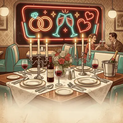 Rehearsal Dinner Retro Diner preview